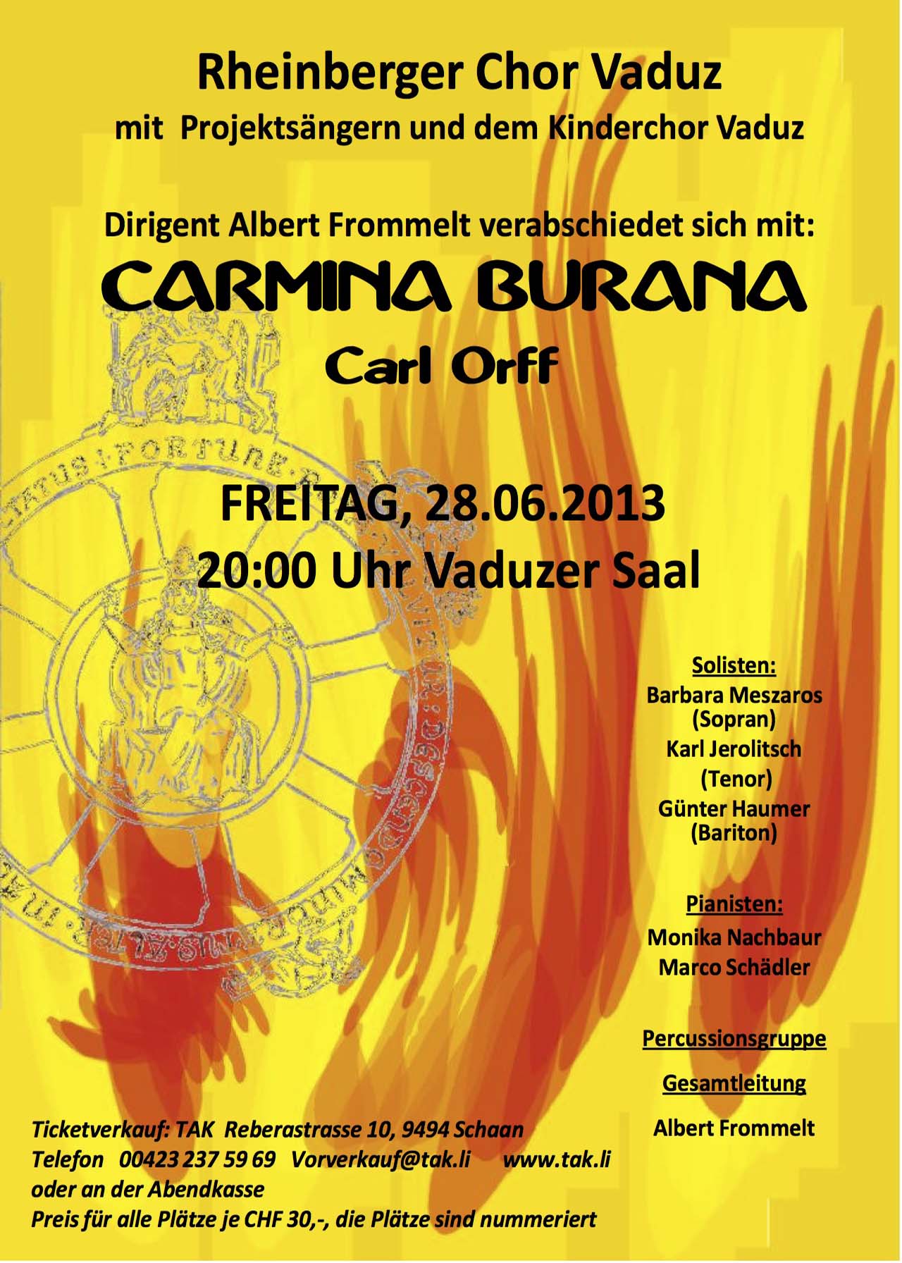 2013 Flyer Carmina Burana